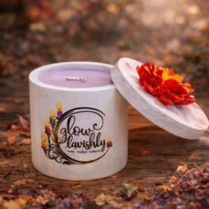 Candle in Handmade Jars - White Small 380g